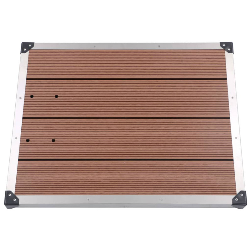Rebrilliant Outdoor Shower Tray Shower Base Outdoor Shower Mat WPC